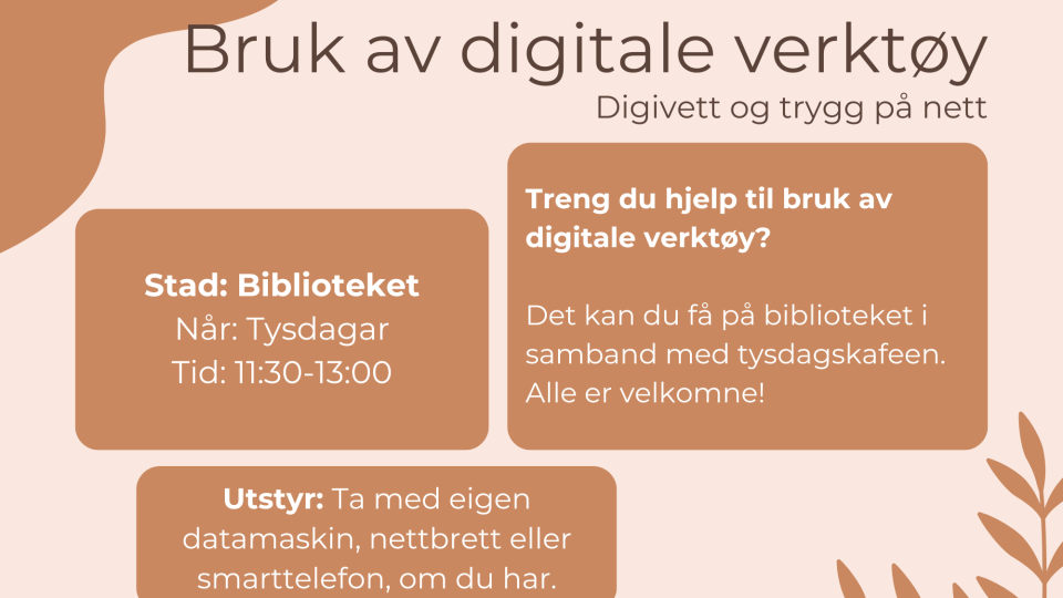 Lenkje til artikkel: Hjelp med digitale verktøy?