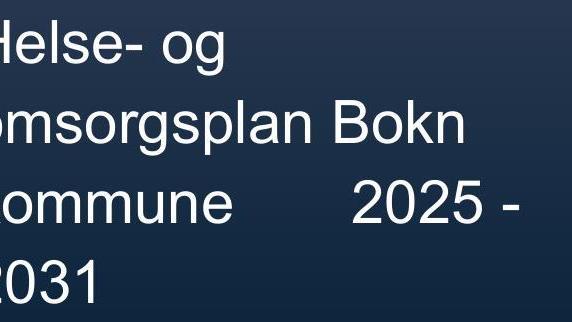Lenkje til artikkel: Ny helse og omsorgsplan