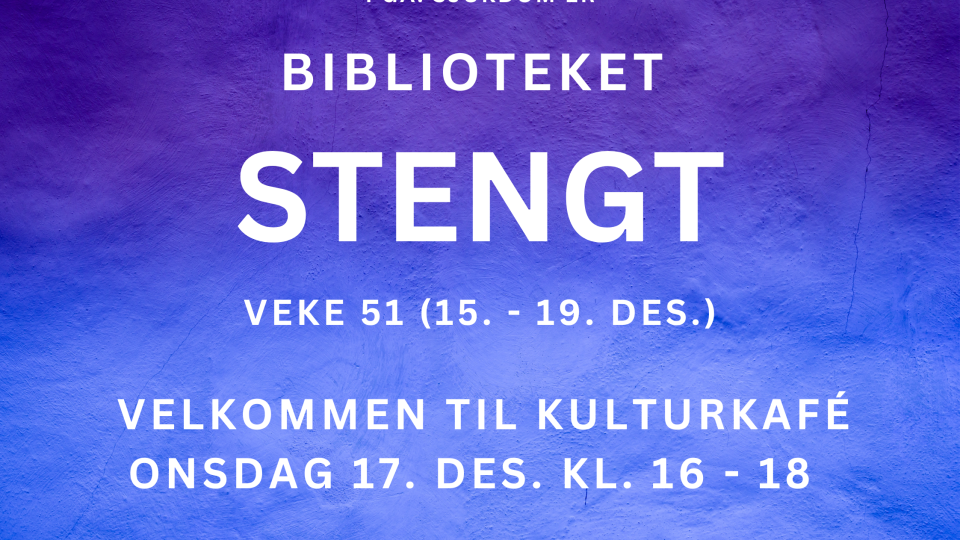 Lenkje til artikkel: Stengt bibliotek