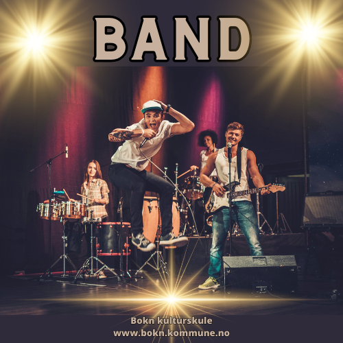 Bildet viser: Bandundervisning. Demonstrasjonsbilde. - Klikk for stort bilete