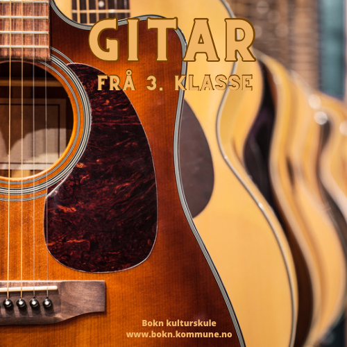 Bildet viser: Gitarundervisning. Demonstrasjonsbilde. - Klikk for stort bilete