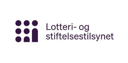 Logo, Lotteri- og stiftelsestilsynet - Klikk for stort bilete